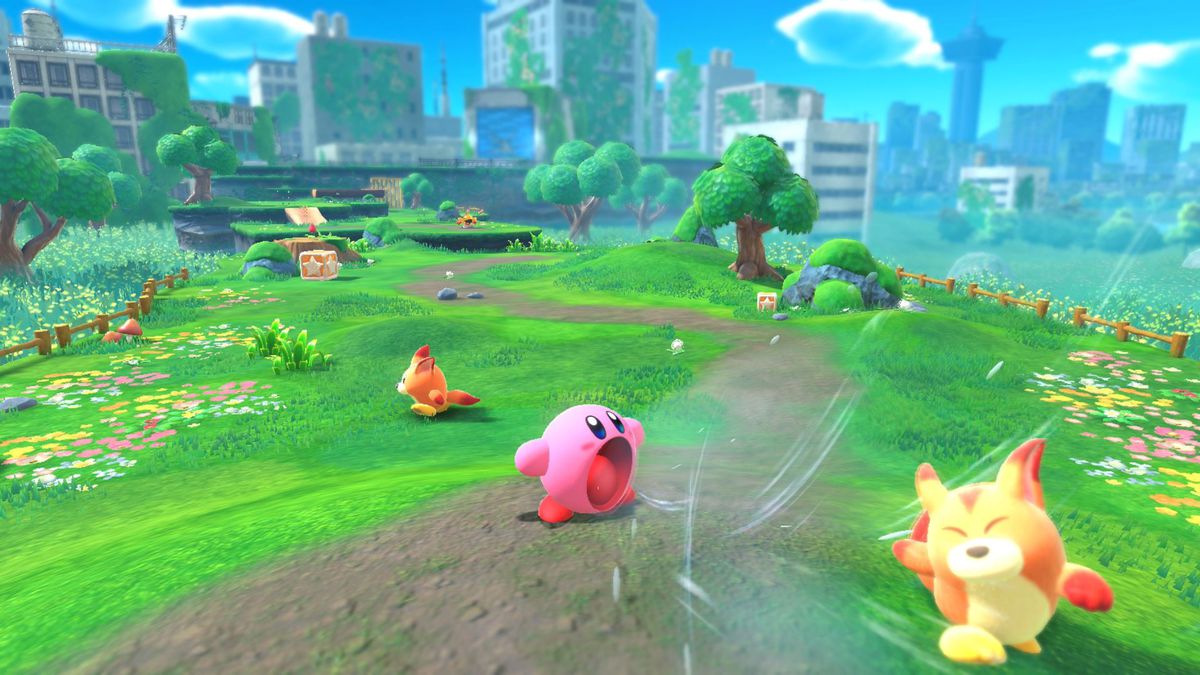 Best Nintendo Switch Games For Girls To Play - Kirby and the forgotten land